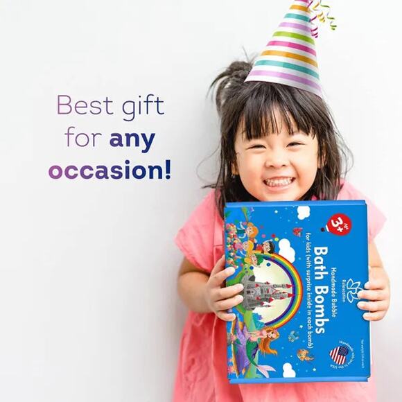 Bath Bombs for Kids with Surprise Cool Mystery Toys Toys Inside - Picture 2 of 6